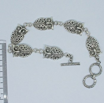 zilveren edelsteen ring hanger oorbellen 1458